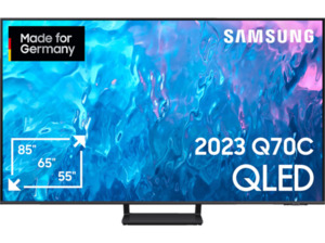 SAMSUNG GQ65Q70CAT QLED TV (Flat, 65 Zoll / 163 cm, UHD 4K, SMART TV, Tizen)