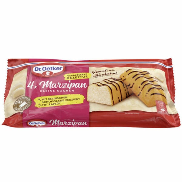 Bild 1 von Dr. Oetker Kleine Kuchen Marzipan, 4er Pack