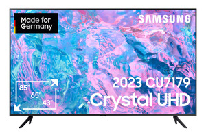 SAMSUNG GU43CU7179 LED TV (Flat, 43 Zoll / 108 cm, UHD 4K, SMART TV, Tizen)