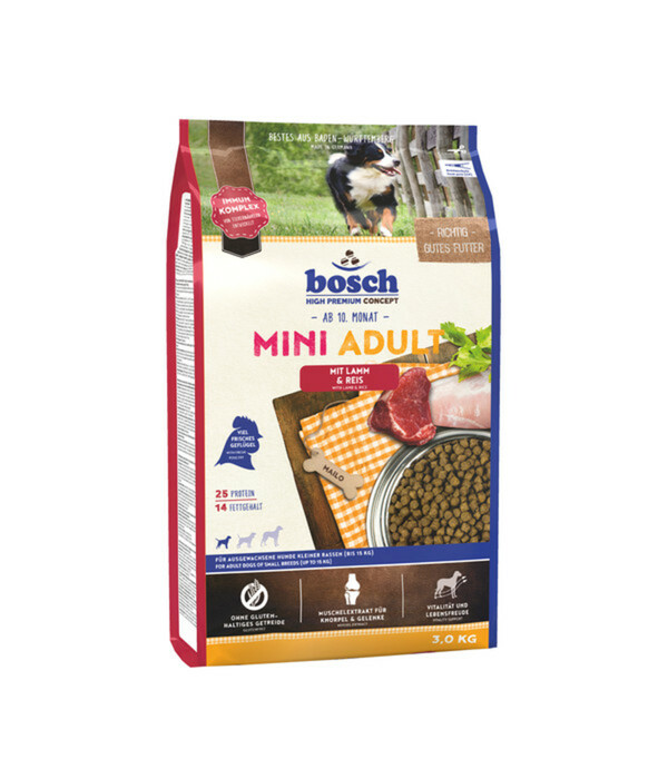 Bild 1 von bosch Trockenfutter für Hunde Mini Adult, Lamm & Reis