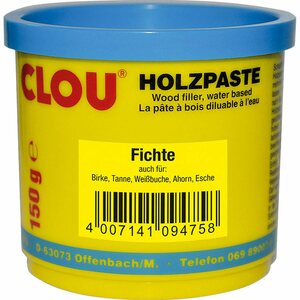 Clou Holzpaste wasserverdünnbar Fichte 150 g