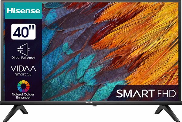 Bild 1 von Hisense 40E41KT LED-Fernseher (100 cm/40 Zoll, Full HD, Smart-TV, Alexa Built-In, Game Mode, Hotel Mode, Smart-TV,Triple Tuner DVB-T2 / T/C / S2 / S)