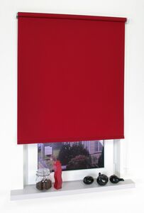 Bella Casa Seitenzugrollo, Kettenzugrollo, 180 x 92 cm, rot