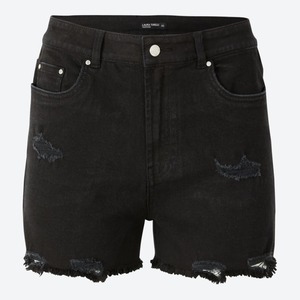 Damen-Jeans-Shorts mit Destroy-Effekten