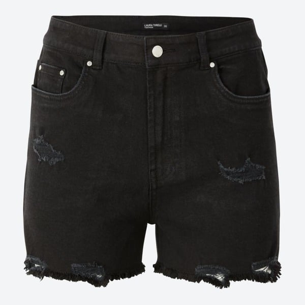 Bild 1 von Damen-Jeans-Shorts mit Destroy-Effekten