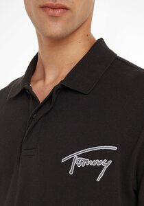 Tommy Jeans Poloshirt TJM CLSC SIGNATURE POLO (1-tlg) mit Logostickerei