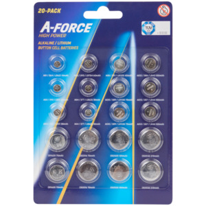 A-Force Lithium-Knopfzellenbatterien
