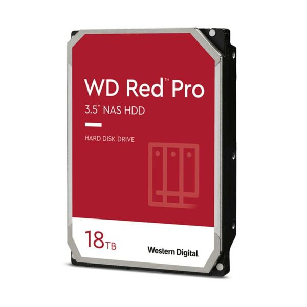 Bild 1 von WD Red Pro WD181KFGX 18TB/8,9/600/72 Sata III 512MB (D) (CMR) Interne HDD-Festplatte