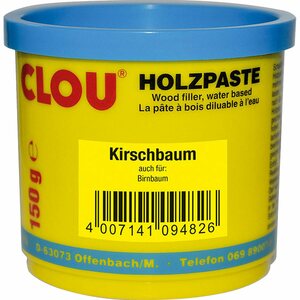 Clou Holzpaste wasserverdünnbar Kirschbaum 150 g