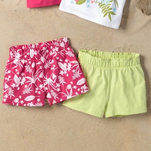 Kinder-Mädchen-Shorts in Sommer-Style, 2er-Pack