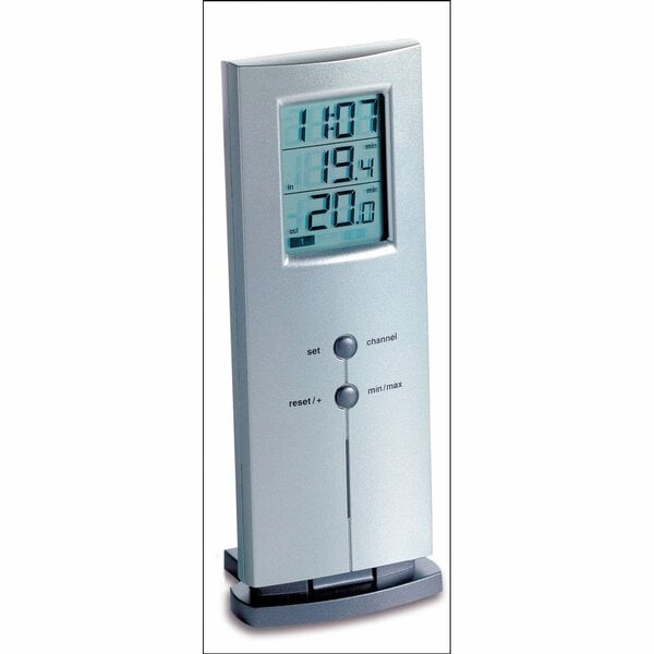 Bild 1 von TFA Funk-Thermometer Logo Silber