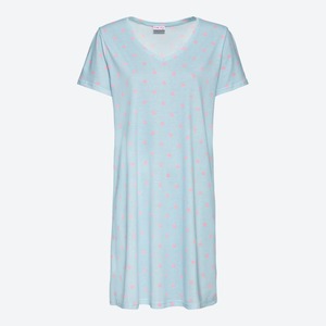 Damen-Nachthemd mit Punkte-Muster