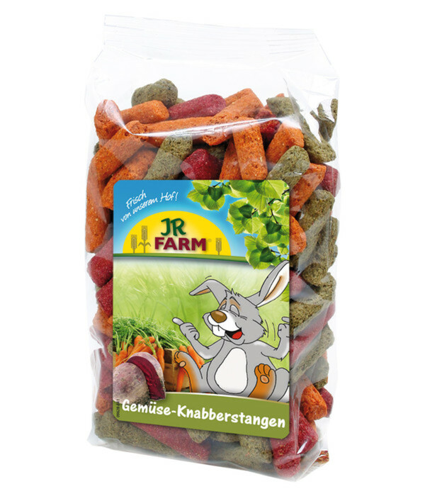 Bild 1 von JR FARM Nagersnack Gemüse-Knabberstangen, 125g