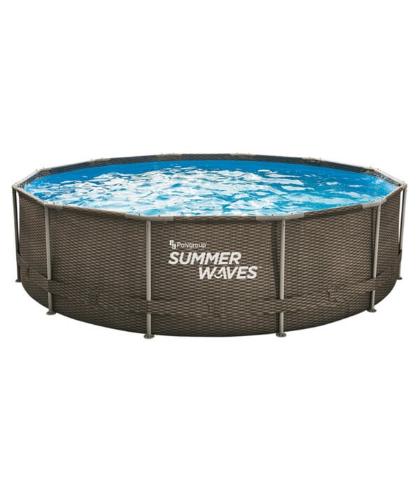 Bild 1 von Summer Waves Active Frame Pool Rattan, braun