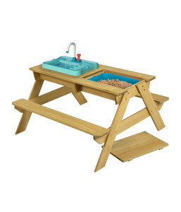 TP Toys Kinder Picknicktisch mit Waschbecken, ca. B89/H51/T94 cm