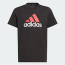 Bild 2 von Adidas T-Shirt Kinder - schwarz/rot mit grossem Logo