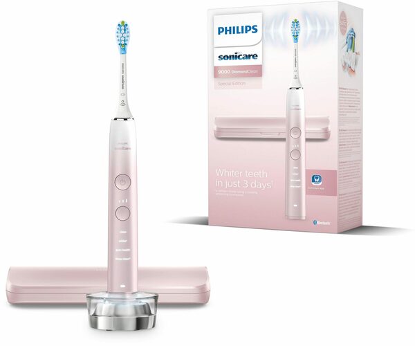 Bild 1 von Philips Sonicare Elektrische Zahnbürste DiamondClean 9000 Special Edition HX9911, Aufsteckbürsten: 1 St., mit integriertem Drucksensor, 4 Putzprogramme und 3 Intensitätsstufen