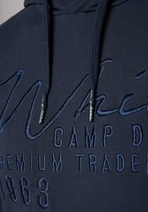 CAMP DAVID Kapuzensweatshirt mit Logostickerei