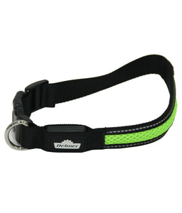 Dehner LED-Hundehalsband Flash Collar, grün