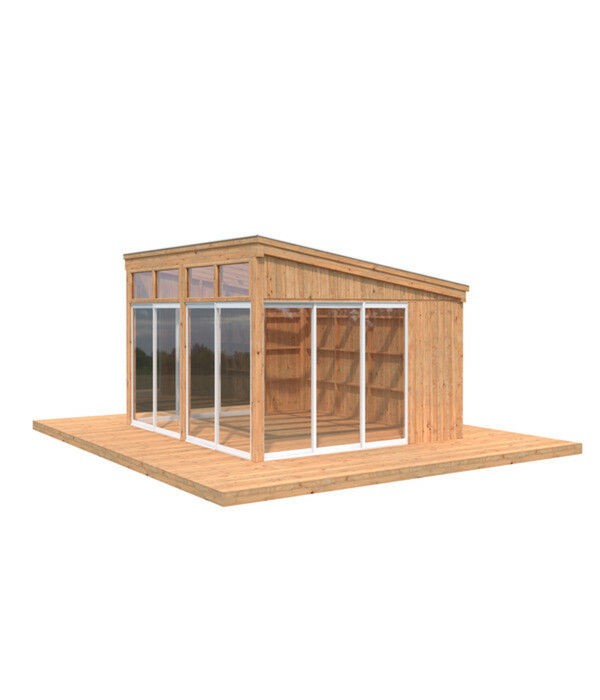 Bild 1 von Palmako Pavillon Nova, inkl. Front- und Seitenverglasung, ca. B432/H282/T376 cm