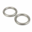 Bild 1 von Umbra Halo Gardinenraffhalter – Magnetische Drapier Ringe für Vorhänge und Gardinen, Set mit 2 Ringen, Metall / Nickel