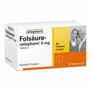 Folsäure ratiopharm 5 mg 100  St