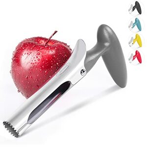 Apfelentkerner, Newness Premium Apfelausstecher Apfelkernausstecher Apfel Entkerner, Edelstahl Apple Corer Pear Core Entferner Werkzeug für Home & Küche mit scharfer gezackter Klinge Angle Handle,