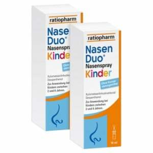 NasenDuo Nasenspray Kinder ratiopharm 20 ml