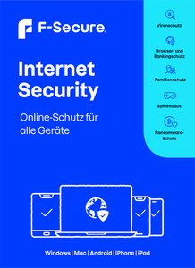 F-Secure Internet Security | 5 Geräte | 1 Jahr | Download & Produktschlüssel