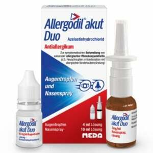Allergodil Akut Duo Kombipackung  bei Allergien 1  St