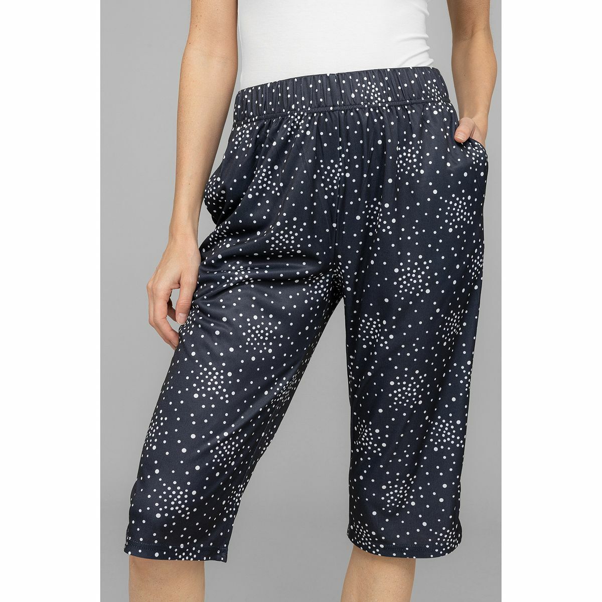 Bild 1 von JERYMOOD HOMEWEAR Capri-Hose, Janne Rundumdehnbund Allover-Druck