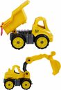 Bild 2 von BIG Spielzeug-Baumaschine Power-Worker Mini, (Set, bestehend aus Kipper und Bagger), Made in Germany