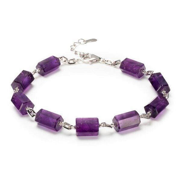 Bild 1 von ROYELLE Amethyst Armband zus. ca. 46,75ct Silber 925