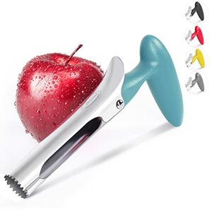 Apfelentkerner, Newness Premium Apfelausstecher Apfelkernausstecher Apfel Entkerner, Edelstahl Apple Corer Pear Core Entferner Werkzeug für Home & Küche mit scharfer gezackter Klinge Angle Handle,