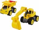 Bild 1 von BIG Spielzeug-Baumaschine Power-Worker Mini, (Set, bestehend aus Kipper und Bagger), Made in Germany