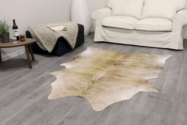 Bild 1 von Peyer Syntex Flachgewebe Teppich Tierfelloptik Ziege Farbe Beige 130 x 155 cm