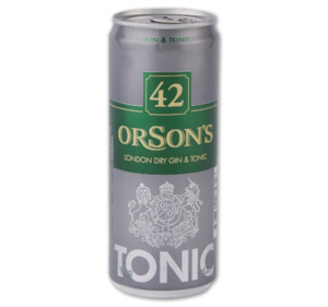 ORSON`S Gin & Tonic