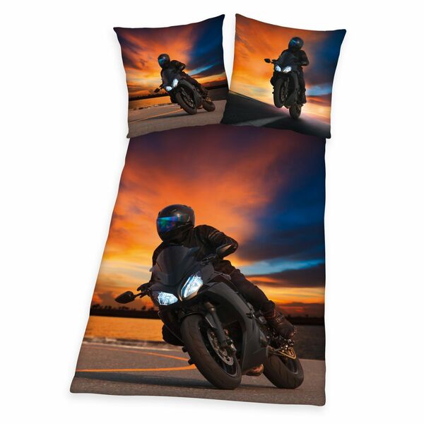 Bild 1 von Motorrad Bettwäsche, Größe: 135 x 200 cm