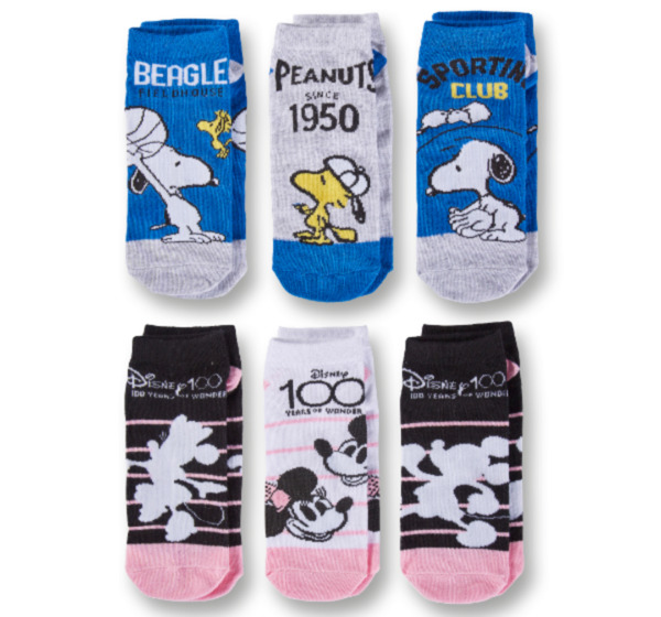 Bild 1 von PEANUTS oder DISNEY 100 Sneakersocken für Damen*