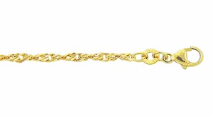 Adelia´s Goldarmband "Damen Goldschmuck 333 Gold Singapur Armband 18,5 cm", 18,5 cm 333 Gold Singapur Kette Goldschmuck für Damen