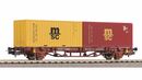 Bild 1 von PIKO H0 97153 - Containertragwagen Lgs579 FS V "MSC"