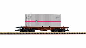 PIKO G 37747 - G Flachwagen DB IV mit 20' Container