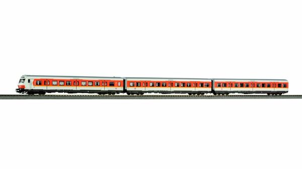 Bild 1 von PIKO H0 58388 - 3er Set x-Wagen S-Bahn Nürnberg mit Steuerwagen DB IV