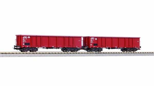 Bild 1 von PIKO H0 58380 - 2er Set Offene Güterwagen Eaos DB IV