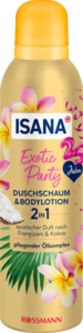 ISANA 2in1 Duschschaum & Bodylotion Exotic Party