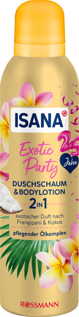 Bild 1 von ISANA 2in1 Duschschaum & Bodylotion Exotic Party