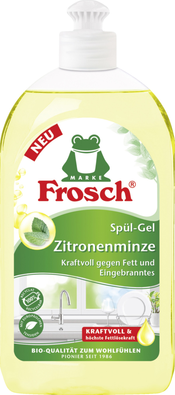 Bild 1 von Frosch Zitronenminze Spül-Gel
