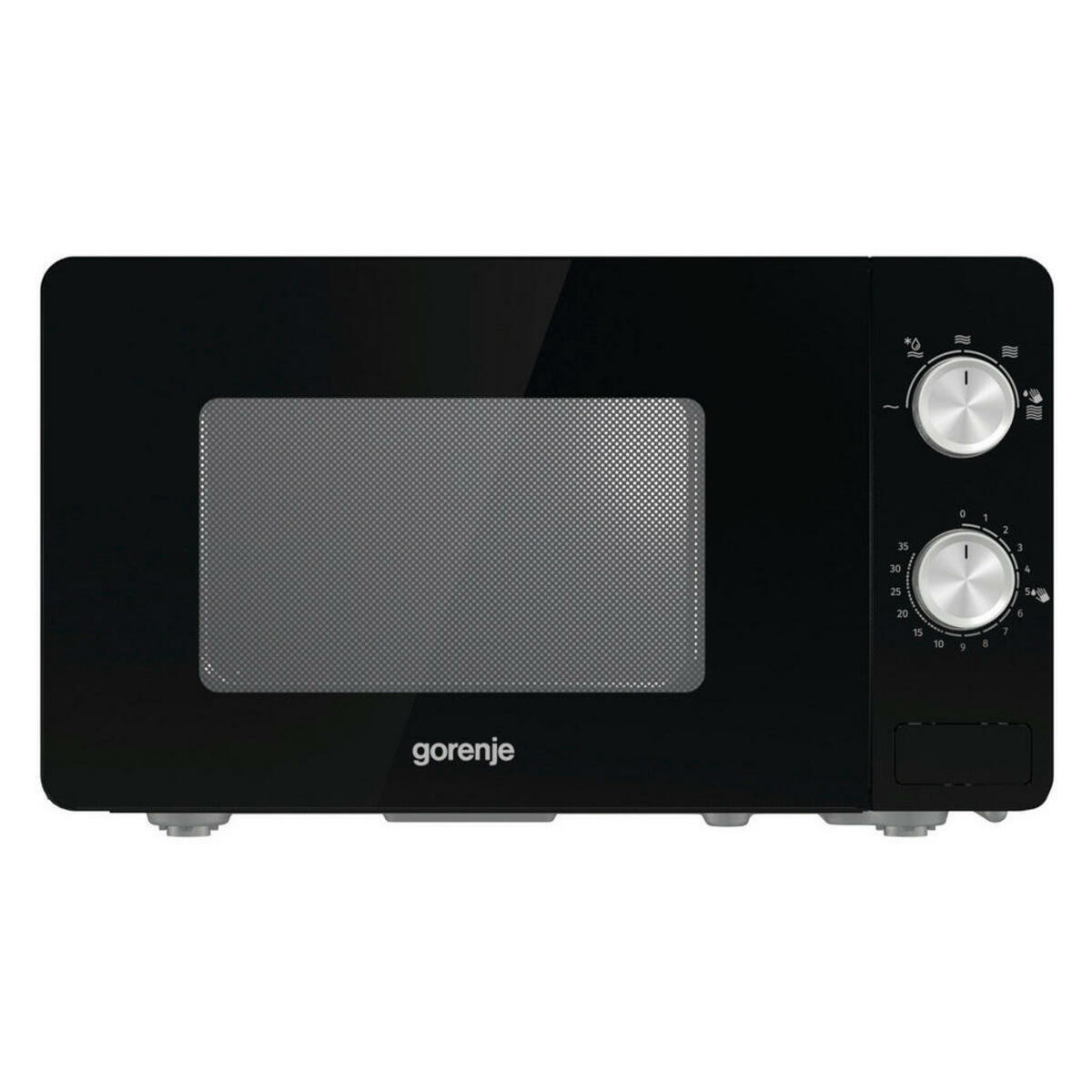 Bild 1 von Gorenje Mikrowelle MO17E1B schwarz Metall B/H/T: ca. 45x26x34 cm ca. 17 l