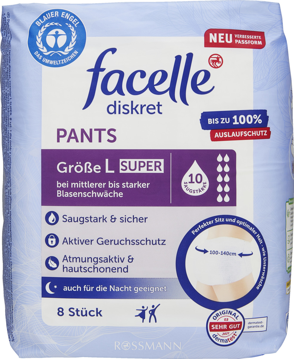 Bild 1 von facelle diskret Hygiene-Pants super, Gr. L