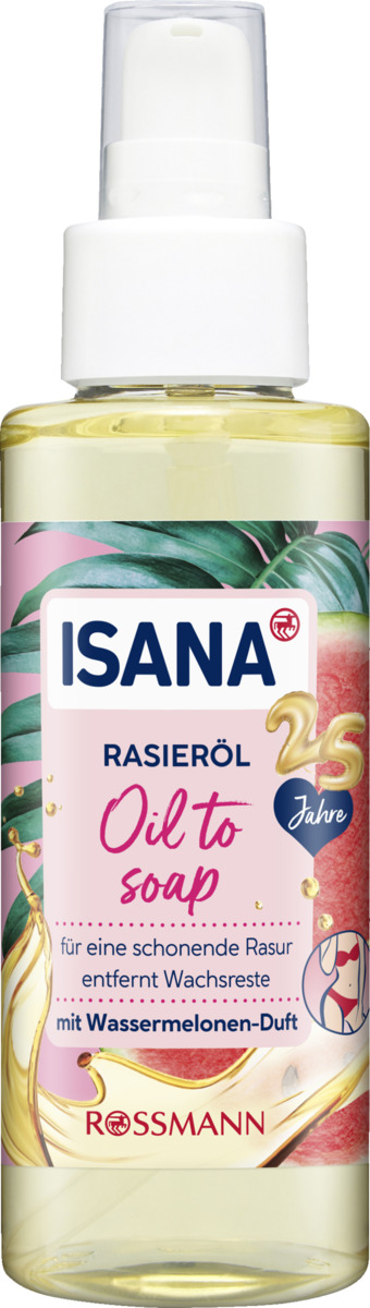 Bild 1 von ISANA Rasieröl Oil to Soap